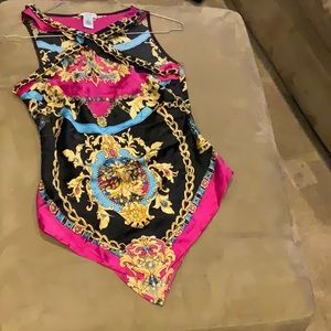 Cache sleeveless blouse